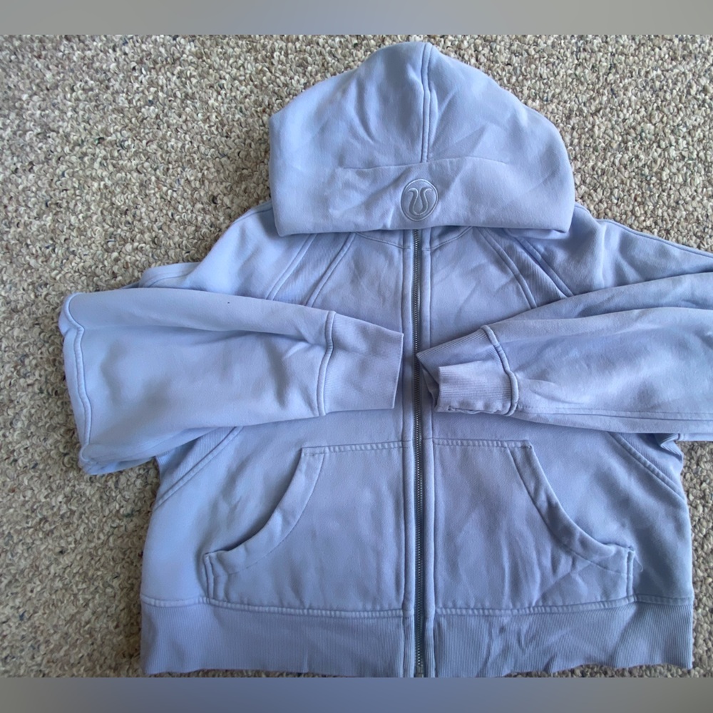 lululemon athletica Light Blue Hoodie